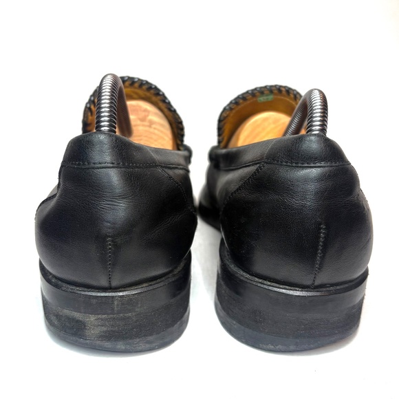 Balenciaga Italian Black Leather Driving Loafer | 9 main image 11
